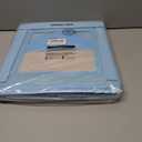 GRANNY SAYS Shoe Organizer for Closet, Fits up to 8 Pairs, 2 Pack Shoe Cubby Storage Containers with Side Mesh Pocket and Flip-Top Lids, Blue (Max Foot Length: 6")