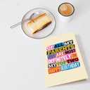 Chenive Funny Birthday Card for Dad Mom, Dad Birthday Card, Mom Birthday Card, Happy Birthday Card for Parents from Kids Son Daughter