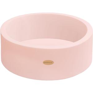 Baby Ball Pit 35.4" Soft Round Memory Foam Ball Pits NOT Included Balls Indoor Outdoor Playpen for Babies Toddlers Kids Great Gift for Girls Boys, Peach