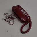 Old Style Wall Phone-Freely Adjust The Volume Landline Phone, Classic Retro Design Landline Phones for Home, Wall Phones for Landline, Suitable for Living Room, School, Home, Office(Red)