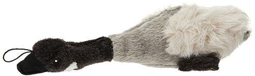 Multipet Canada Goose Migrator Bird Plush Dog Toy, Gray, 16" (37762), All Breed Sizes