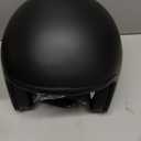 Westt Open Face Motorcycle Helmet DOT Approved Moped Scooter Cruiser 3/4 Half Helmet with Washable Padding and Quick Release Buckle for Men Women Model Vintage (Matt black), M