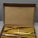 Wokceer Round Backdrop Stand 5FT Circle Balloon Arch Frame Circle Backdrop Stand Gold Round Arch for Wedding Birthday Party Bridal Shower Anniversary Event Ceremony Decoration