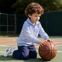 Toddler Boys Sweatsuit 12M-5Y Baby Boy Sweatshirt Outfits Quarter Zip Pullover Matching Joggers (2Y-3Y, Blue)