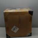 Solid Wood Bedside Table with Charging Function, Ultra-Thin Design, Drawer & Open Storage, for Bedroom, Office, and Living Room(Brown)