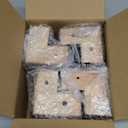 AORYVIC Solid Wood Legs for Furniture, L-Shaped Bed Risers, Furniture Legs for Sofa Couch Dresser Cabinet Table, Couch Sofa Feet, Furniture Risers, Bed Lifters 4 Pack (Brown)