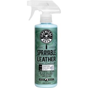 Chemical Guys Sprayable Leather Cleaner and Conditioner in One - Cleans, Conditions, and Protects Leather, Vinyl, Faux Leather, and More, Safe for Cars, Furniture, and Apparel - 16 oz