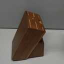 RedCall Universal Knife Block Holder,Large Wood Bamboo Knife Block without Knives,14 Slot Universal Knife Holder Countertop,Butcher Block Knife Storage Organizer for Kitchen (Brown)