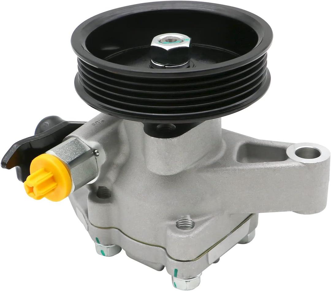 Chefull 21-5354 Power Steering Pump with Pulley Compatible with 2003-2006 Hyundai Santa Fe 2003-2006 Kia Sedona, 57100-26500