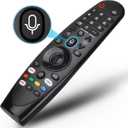 Voice Magic Remote for LG OLED QNED NanoCell Webos Smart TV Magic Remote Control Replacement AKB75855501 AN-MR20GA MR19BA MR21 MR22 MR23 MR24 GA GN GC MR18BA MR650A, with Pointer Function