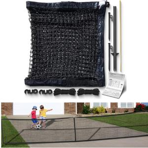 Driveway Net | 26' Wide 39" Tall Guard | Non Retractable Design Prevents Sag | Barrier Screen Stop Basketballs & Toys | Driveway Fence for Kids Safety