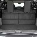 Cargo Mat Compatible with 2025 2024 2023 2022 Mitsubishi Outlander 7-Seat (Not Fit PHEV or Sport Models) Trunk Mat Backrest Mat Cargo Liner Replacement for 2025 Outlander Accessories
