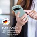 kwmobile Case Compatible with Google Pixel 9 Pro XL Case - TPU Silicone Phone Cover with Soft Finish - Mint Matte