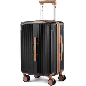 LOVEVOOK Carry On Luggage 22x14x9 Airline Approved, 20 Inch Hard Shell Suitcases with Spinner Wheels, PC Hardside Small Carry On Suitcase with TSA Lock for Women Men Travel