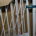 Babelio 29-55 Inch Extra Wide Baby/Dog Gate, PressGuard P7, Metal Auto Close, Pressure Mounted Pet Door for Doorways, NO Need Tools and Drilling, with Wall Cups, White