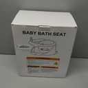 Baby Bath Seat for Babies 6 Months & Up - Bathtub Seats for Babies Sitting Up with Rinse Cup, Non-Slip, Comfortable, Infant Bath Essentials, Gray