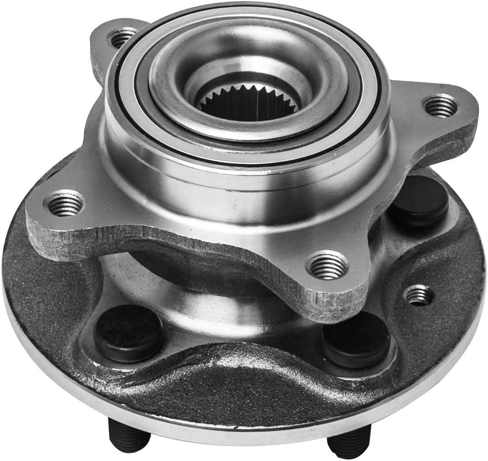 Front Wheel Hub and Bearing Assembly Left or Right Compatible With LR3 LR4 Range Rover Sport AUQDD 515067 [ 5 Lug Hub ]