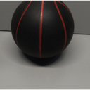 Silent Basketball Size 7 (29.5")  Grooved Airless Indoor Basketball for Quiet Dribbling and Indoor Training, Pro PU Foam Ball  Real Feel Higher Bounce Quieter (Black)