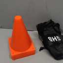 GHB Soccer Cones 7" 9" of 12 24 Pack Disc Soccer Sport Cones Training Field Marker Agility Cones for Basketball, Coaching, Practice Equipment Includes Drills Guide