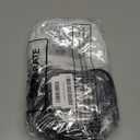 12 Pcs Clear Black and White Cosmetic Makeup Bags Bulk with Zipper Tsa Approved Toiletry Bag for Travel Transparent PVC Waterproof Carry Pouches Organizer Case for Men Women (Classic Color)