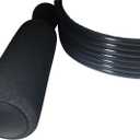 2 x Black Adjustable Jump Rope, Durable, and Easy to Adjust Premium Jump Rope for Men,Women,Children of All Heights and Skill Levels