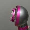 2-In-1 Pet Hair Dryer Low Noise Massage 3 Modes Professional Home Grooming Drying Cat Dog Hair Dryer Comb Brush(US-Red)