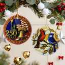 Cardinal & Blue Jay Ornament, Christmas Ornaments, Christmas Decorations, Holiday Decor Gifts for Family, Friends & Bird Lovers, Gift Exchange & Gift Idea, Giftbox Included