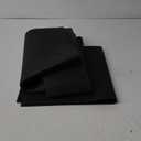 Washer Dryer Covers for the Top Set of 23.62" x 23.62" Anti-scratch Washer Cover Mat Kitchen Appliance Covers for Refrigerator Undersink Oven Freezer Laundry Bathroom (Black, 23.62*23.62)