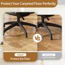 Office Chair Mat for Hard Floors 36 x 48 Inch, Clear Plastic Floor Protector for Rolling Desk & Computer Chairs, Transparent Under Desk Mat for Hardwood, Wood & Tile Floors