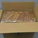 2 PCS 1.5 Gallon Drink dispenser, Glass Beverage Dispenser With Wood Stand, Large Water Drink Dispensers for Parties With Stainless Steel Spigot, Ideal for Lemonade, Juice, Tea, and Party Drinks