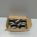 Office Chair Brake Twin Caster Wheels,Universal Fit 2 Inch Castors Replacement,Smooth Silent Chair Casters Wheels for Office Chairs,Gaming Chair,Swivel Chair,Pushchair DIY,Dark Gray(Set of 5)