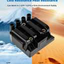ECCPP ignition coils Pack of 1 UF484,coils packs,for Volkswagen,for Jetta 2001-2005,Beetle 1998-2011,Golf 2001-2006,Golf City 2007-2010,for Jetta City 2007-2009-L4 2.0L,UF484 E984 IC564
