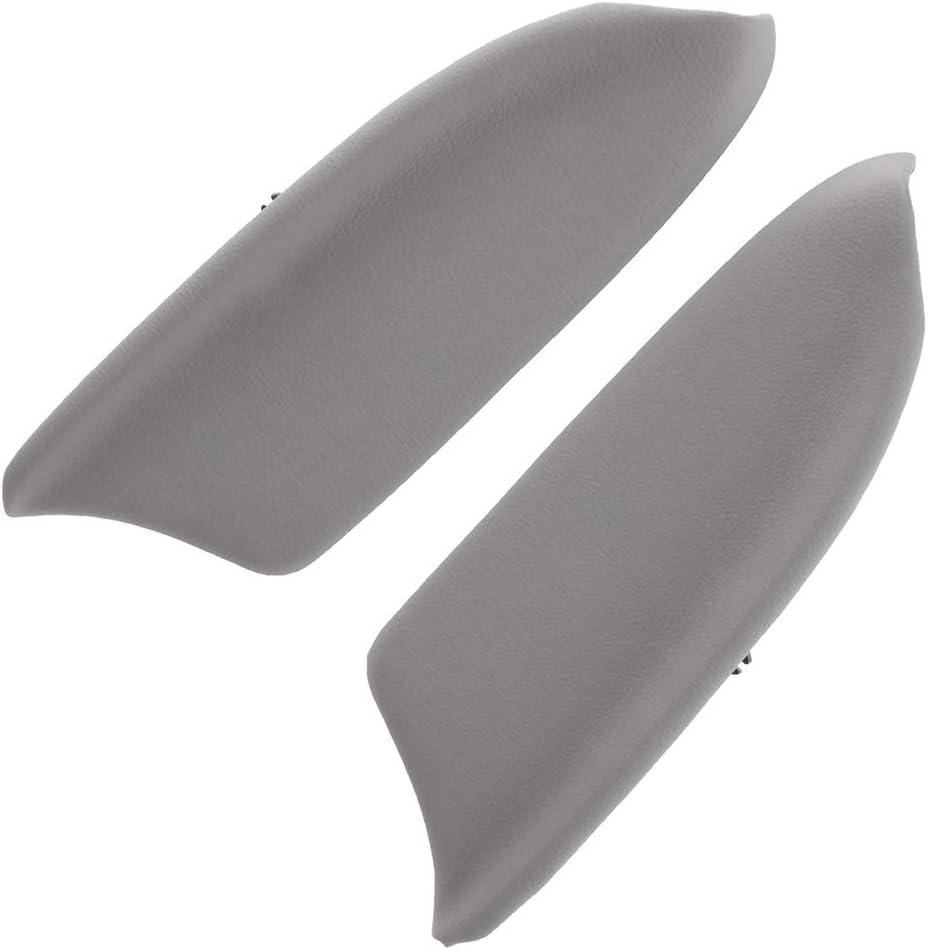 cciyu Front Door Panels Armrest Grey,Custom Fit for 2008-2012 for Honda Accord,Premium PU Leather Armrest Cover Protector, Enhances Comfort and Protects Your Vehicle Interior (Gray)
