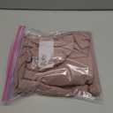 Trendy Queen 2 Piece Scoop Neck Lounge Set Womens Wide Leg Pants Side Ruching Slightly Crop Top Sweatsuit Sets With Pockets (Small, Rose Taupe)