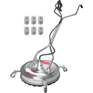 WOJET 22'' Commercial High-Flow Pressure Washer Surface Cleaner 6GPM4500PSI