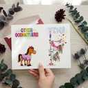 2 x Funny Mothers Day card, Gifts For Mom From Son, Daughter, Kid, For Wife, Cute Unicorn Mom Card, Unique Mom Gift Idea, Humor Mothers Day Card for Mom