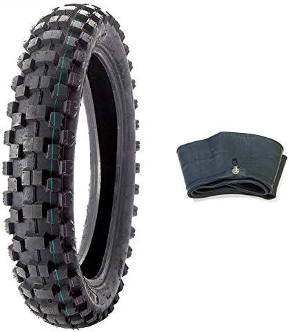 MMG Combo Dirt Bike Tire Size 90/100-14, Includes Inner Tube Size 90/100-14 TR4 Valve Stem