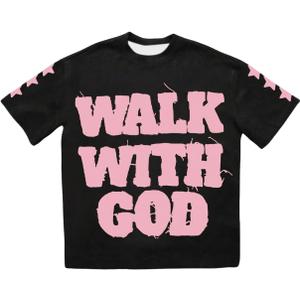 SOLY HUX Women's Letter Graphic Tees Crew Neck Short Sleeve Summer Tops Funny Tshirts Streetwear (M)