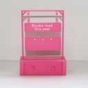 PIAOLGYI Books Read This Year Tracker,Hanging Book Counter,Book Lover Reading Goal Tracker(Pink)