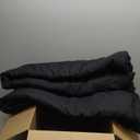 Love's cabin Twin XL Comforter Set Ash Black, 5 Pieces Twin XL Bed in a Bag, All Season Bedding Sets with 1 Comforter, 1 Flat Sheet, 1 Fitted Sheet, 1 Pillowcase and 1 Pillow Sham