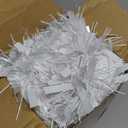 CCINEE Christmas Tinsel Garland, 50 Feet Dark Green and White Metallic Twist Tinsel Frosted Garland for Xmas Tree Home Mantle Stair Fireplace Holiday Party Indoor Outdoor Christmas Decoration
