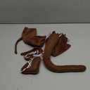 Syhood Puppy Dog Costume Set Ears Headband Bowtie Nose Tail Paw Gloves Accessories for Carnival(Brown,Classic)