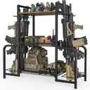 Rack,Portable Rifle Rack Stand, Heavy Duty Steel Indoor Outdoor Racks, Folding Rack Stand for Shooting Hunting Range