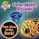 Crayola Scribble Scrubbie Glow Lagoon Pets, Sea Animal Toys, Gifts for for Boys & Girls, 3+