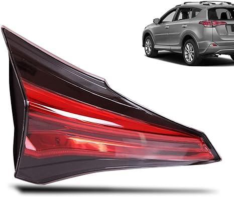 Tail Light Inner Compatible With 2016 2017 2018 Toyota Rav4 Left Driver side Rear Taillight Replace 815800R031 Halogen