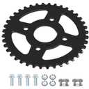YOXUFA 40/41/420 Chain 40T Tooth Mini Bike Sprocket 40mm Bore for Coleman BT200X CT200U CT200U-EX Baja Warrior TrailMaster Massimo MB165 MB200 Axis M200 Predator 212 196cc 200cc 6.5hp Go Kart Parts