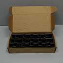 Coideal Large Metal Bull Clips Black - 30 Pcs 3 Inch Long Thick Square Paper Clip Clamps for Art Crafts, Office & Kitchen Bags (77 mm)