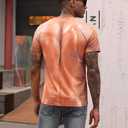 Goodstoworld Unisex 3D Fake Abs T Shirts Shredded Chest Printed Short Sleeve Costume Novelty Tees Shirt (XL)