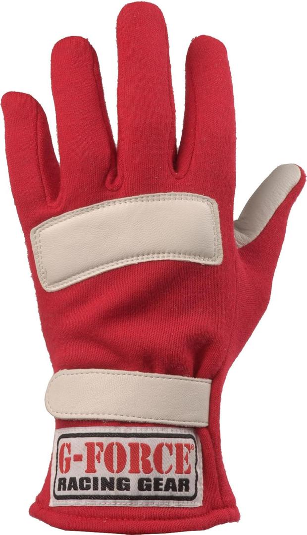 G-FORCE Racing Gear Driving Gloves, G5 RaceGrip, SFI 3.3/5, Double Layer, Nomex/Leather, Red, X-Large, Pair (Small) G-FORCE Racing Gear Driving Gloves, G5 RaceGrip, SFI 3.3/5, Double Layer, Nomex/Leather, Red, X-Large, Pair (Small)