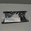 Stainless Steel Stove Gap Covers,Stove Gap Filler, Range Trim Kit, Stove Gap Guards, Heat Resistant and Easy to Clean, Easy retractable Length 13.8" to 27.5", Width 0.79",Black(2PCS)